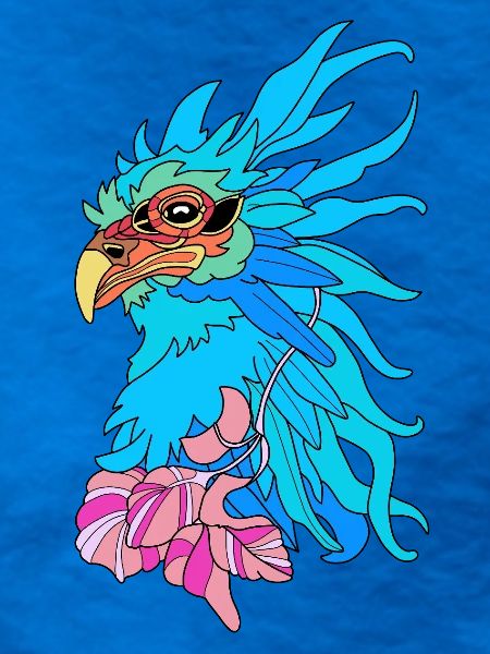 Seltsamer Vogel Phönix