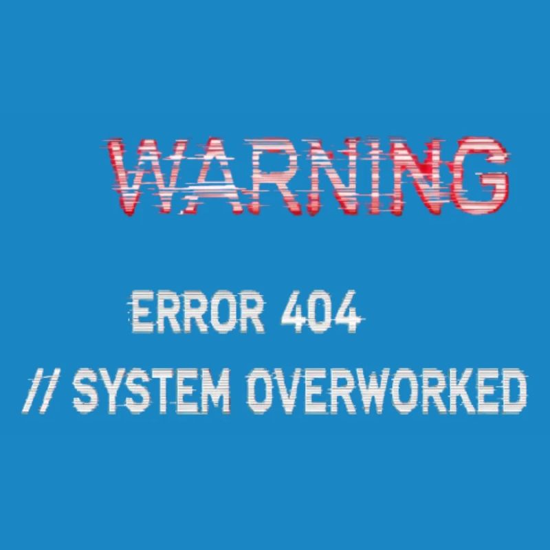 Avertissement de bug - Erreur 404 surchargée du système