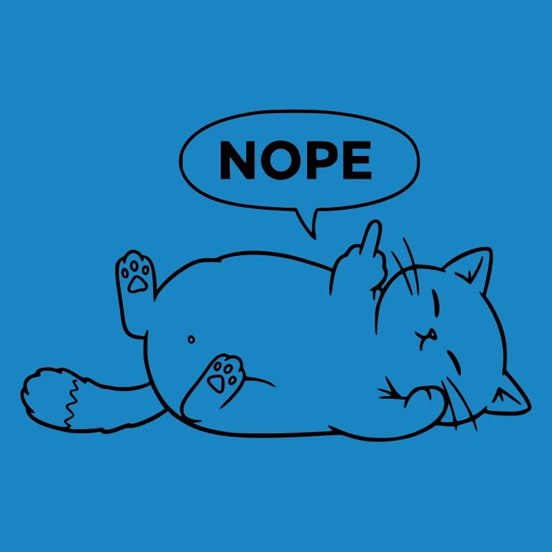 Chat non | Déclaration sarcastique de chat