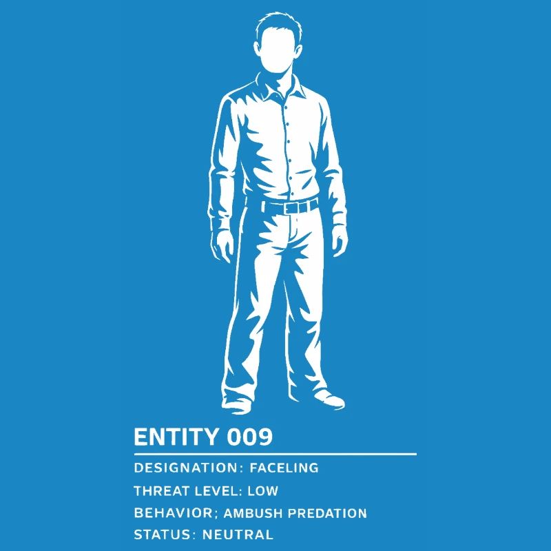 Backrooms Entity 9 white