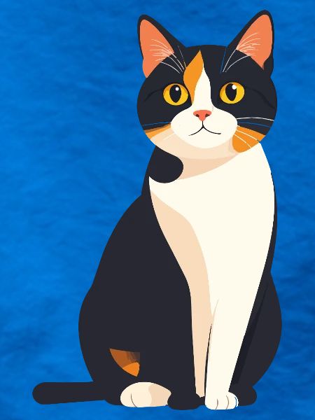 Calico Katze Farbmuster