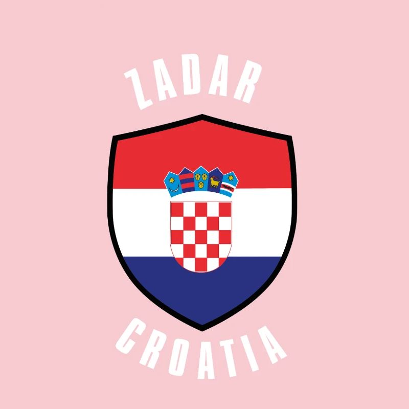 Kroatisches Schildflaggendesign