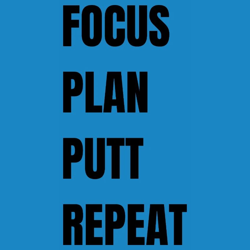 Répétition du putt du plan Focus Golf