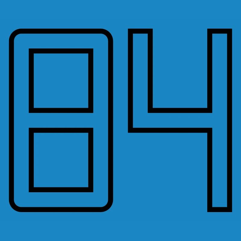 Number 84 (University Style)