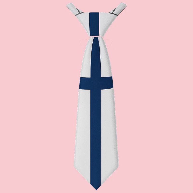 Cravate Finlande – Conception du drapeau