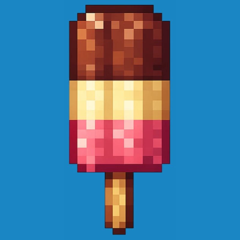 Retro Pixel Popsicles