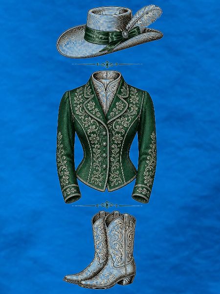 Eleganter grüner Stil