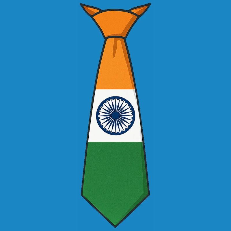 Cravate de l’Inde – Drapeau