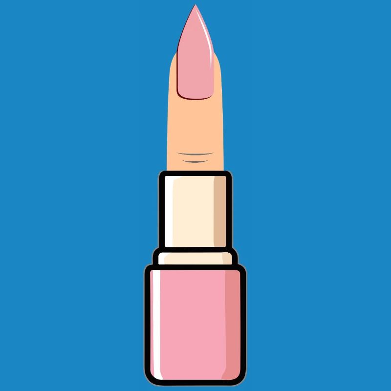 Finger lipstick rose