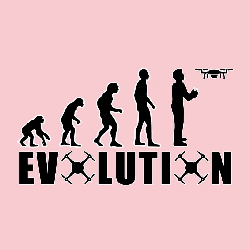 EVOLUTION DROHNE Geschenk Bodenpilot Fliegen