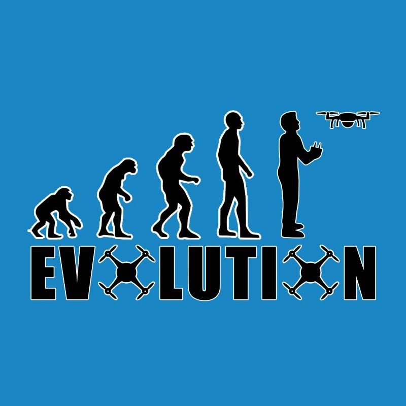 EVOLUTION DROHNE Geschenk Bodenpilot Fliegen
