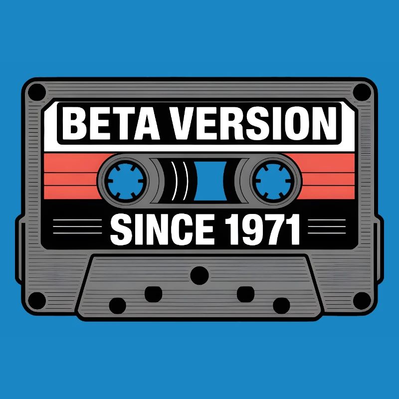 Conception de cassette de cassette rétro