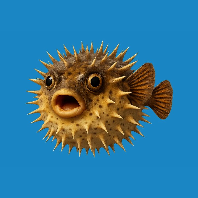 Spiny Fish Underwater Pattern