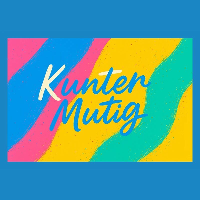 Kunter Explosion de couleurs courageuse