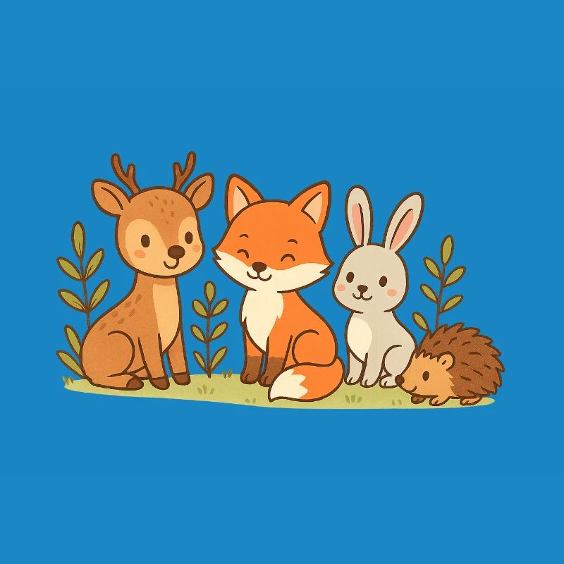 Forest Friends: Fox Deer Hare