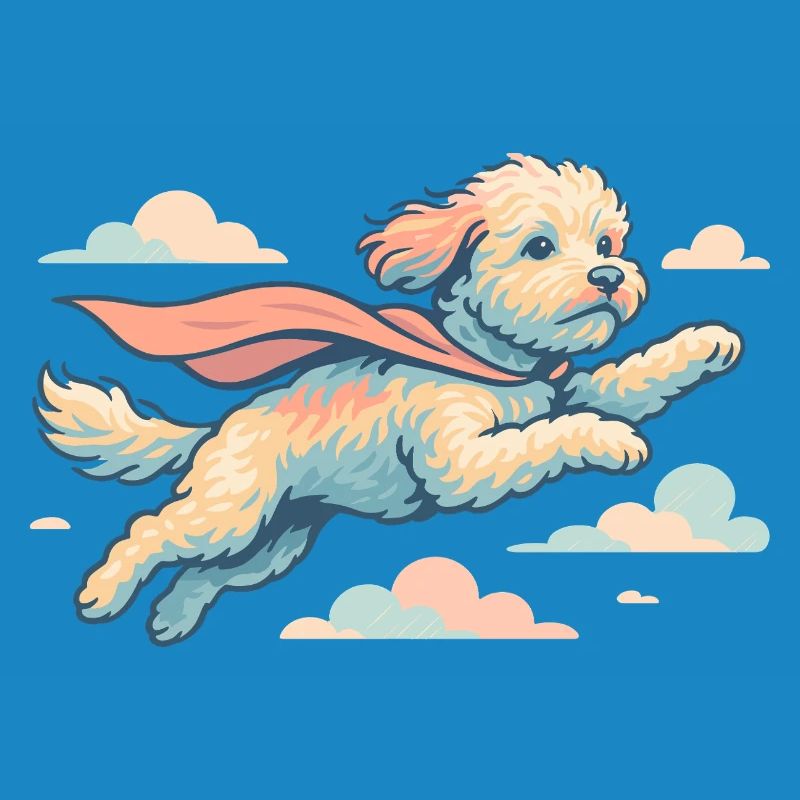 Super Hund Havapoo Cape Umhang Geschenk