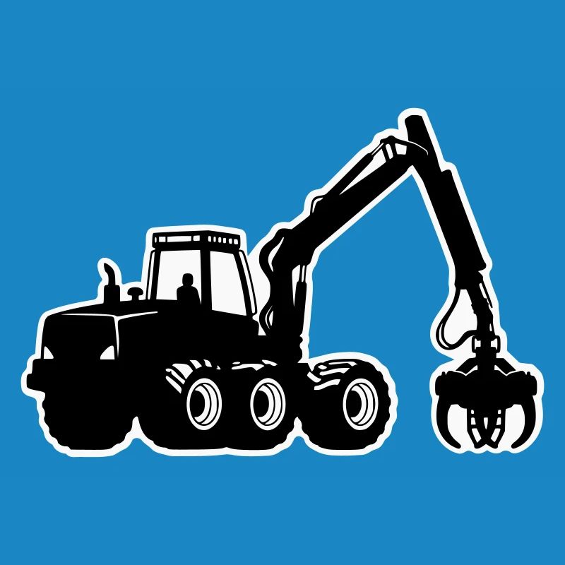 Harvester Silhouette