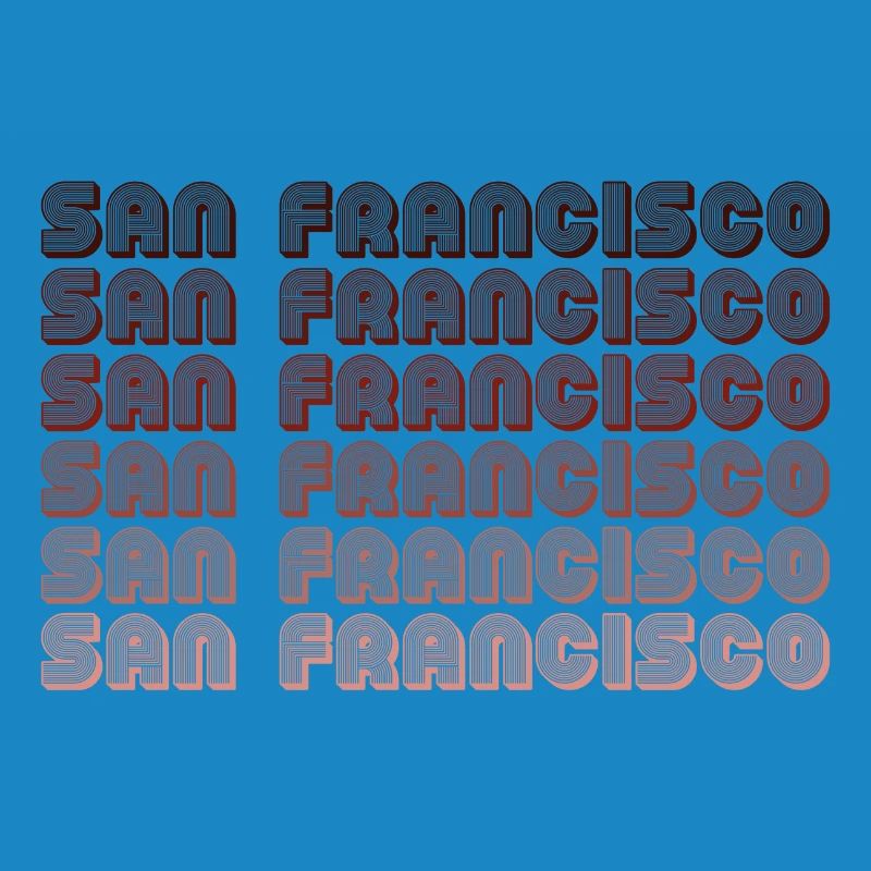 Motif de gradient de grille de San Francisco