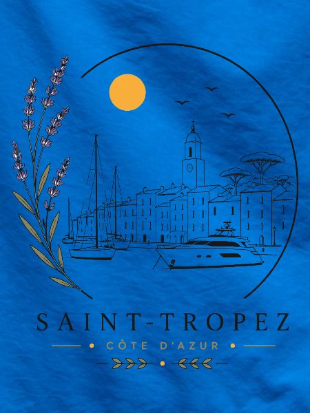 Saint-Tropez Hafen Blick