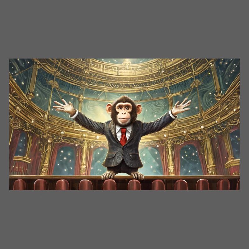 Pun ambiguous expression – Affentheater (farce)