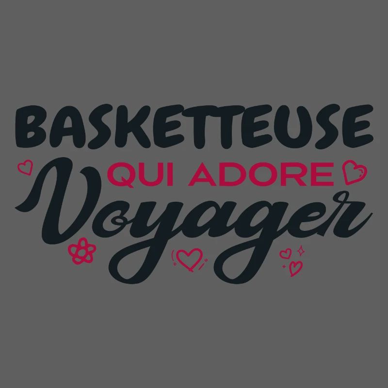 Basketteuse globe-trotteuse passionnée de voyages