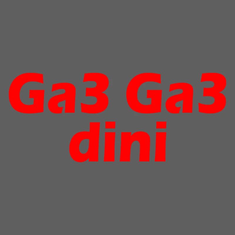 Ga3 ga3 dini