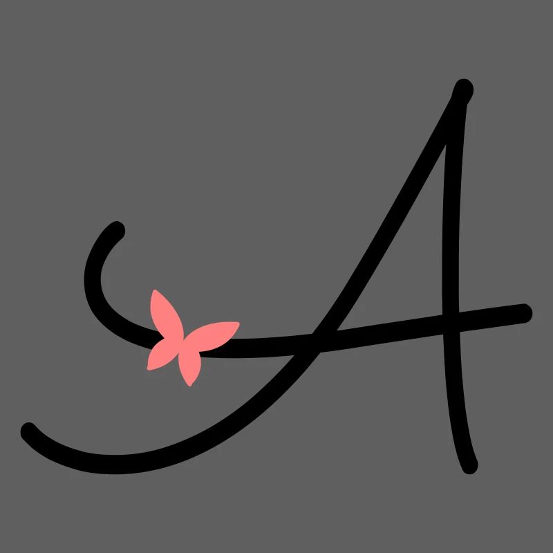 Lettre A Lettre Initiale Papillon