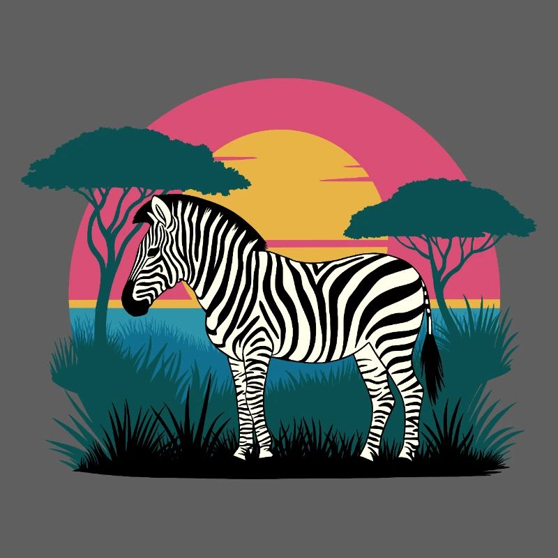Sunset Zebra