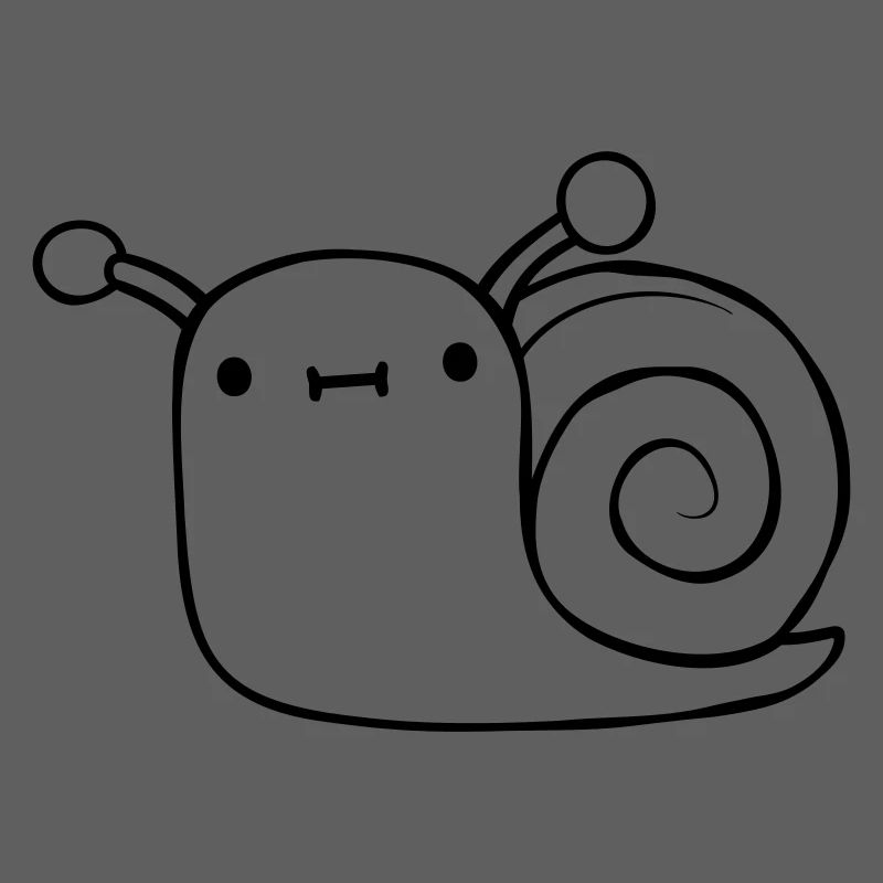 Mignon petit escargot