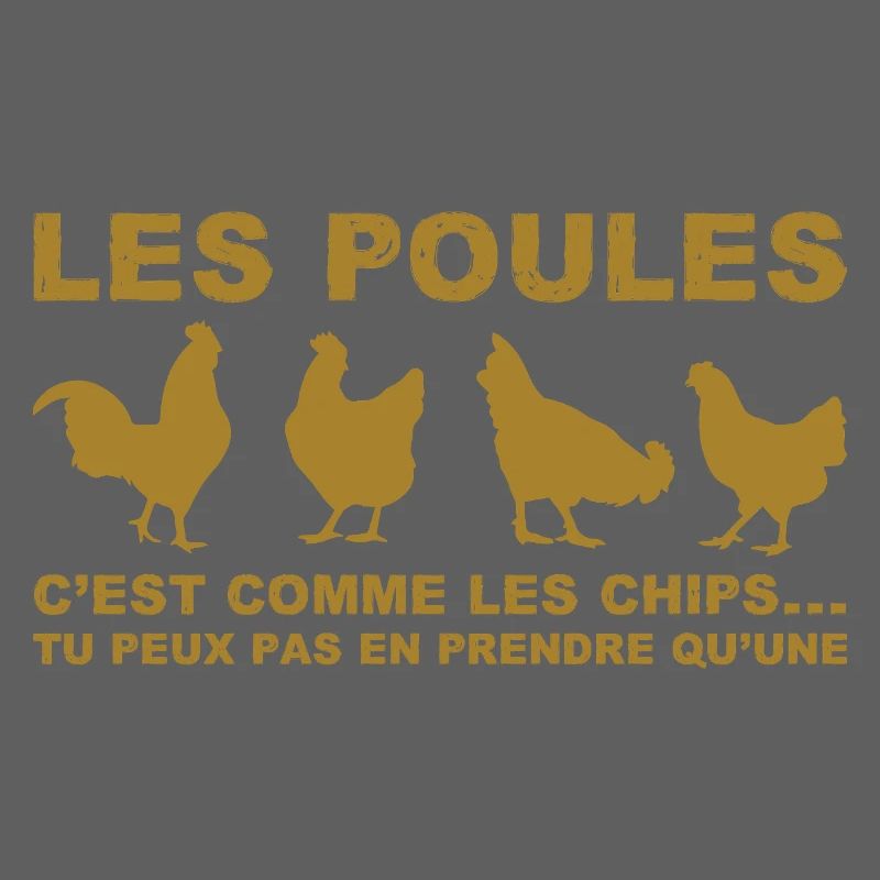 les poules c'est comme les chips