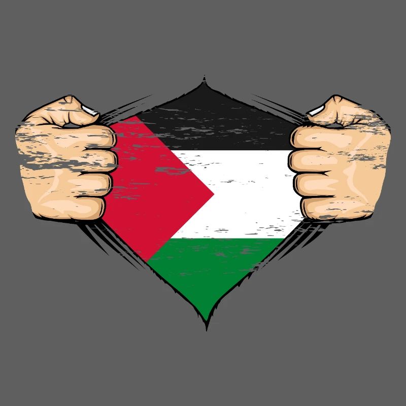 Drapeau de la Palestine Design utilisé