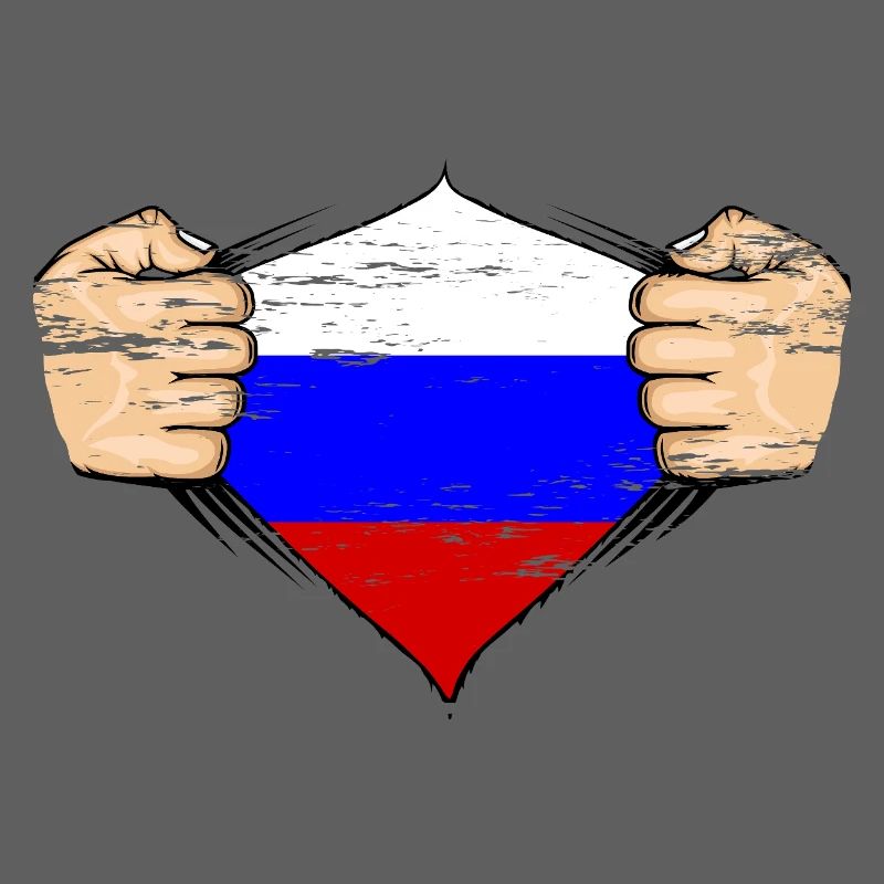 Conception du drapeau de la Russie utilisée