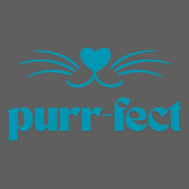 Purr-Fect / Cats T Shirt with Cute Purrs