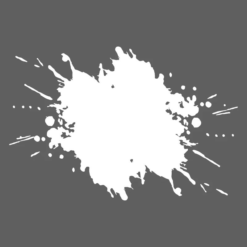 Tache d’éclaboussure 1 couleur Couleur du motif modifiable