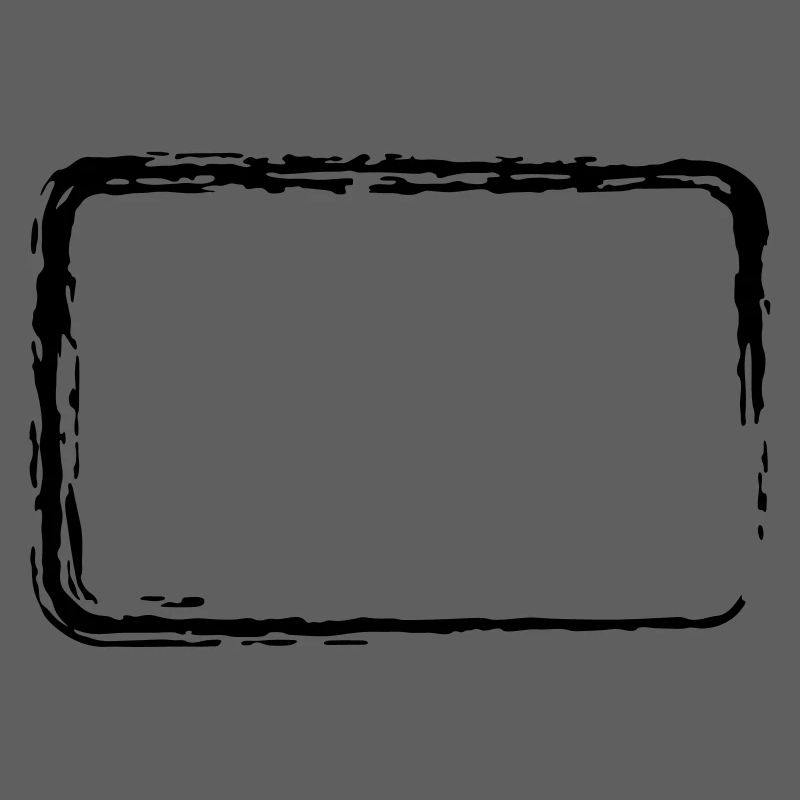 Brush stroke frame