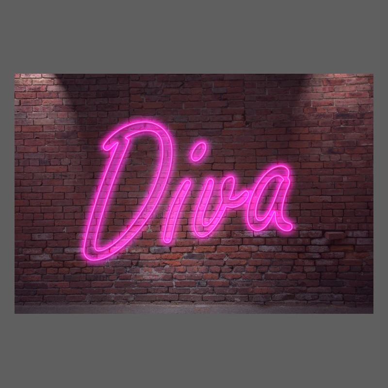 Néon affiches de diva