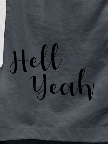 Hell yeah lettering