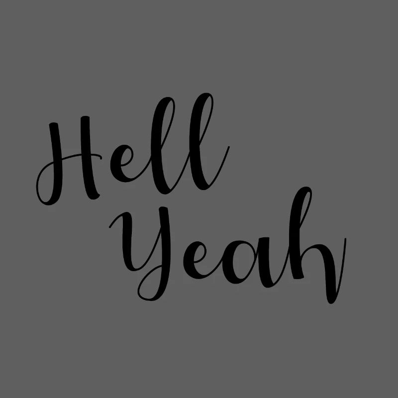 Hell Yeah Lettering