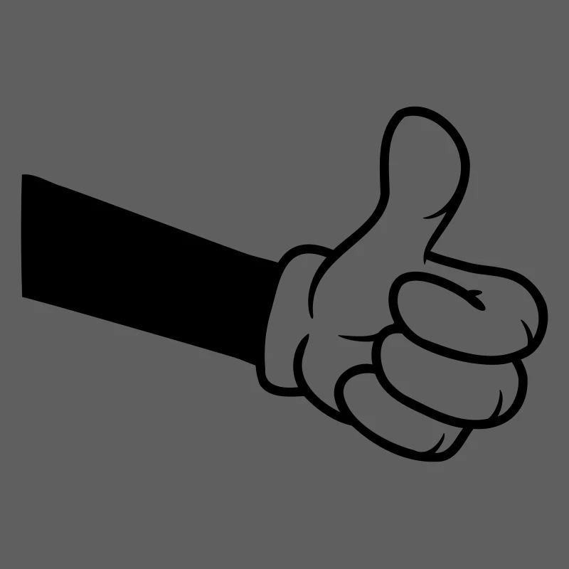 Bestätigen OK Comic Hand