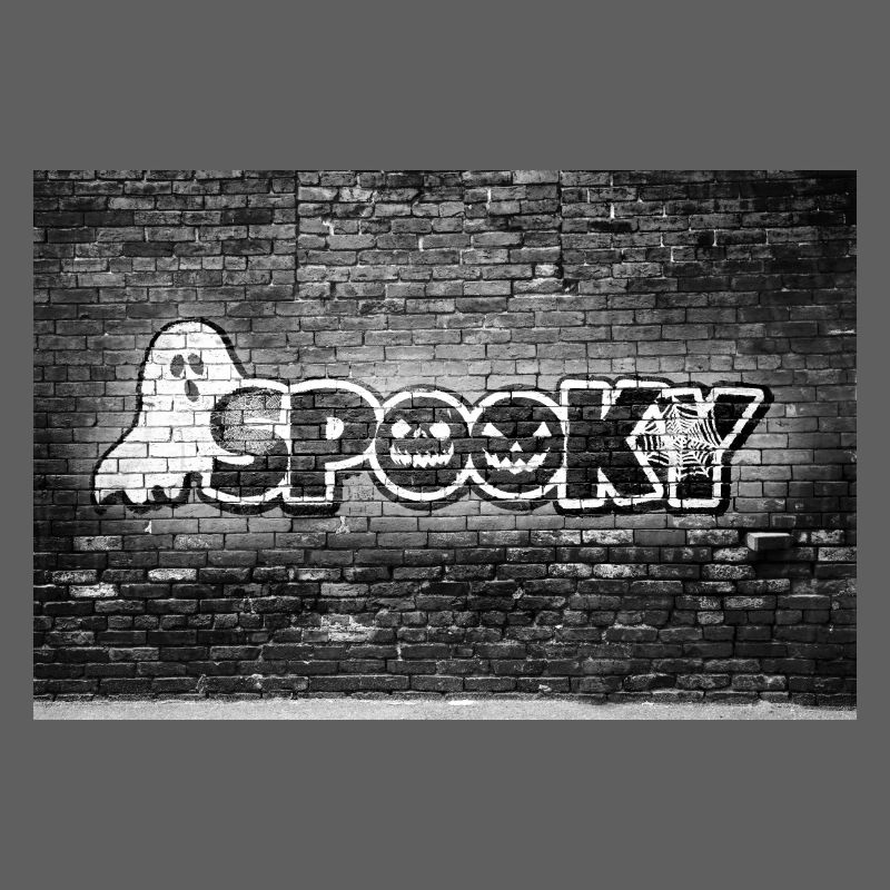 Spooky Halloween Comic Style Graffiti Lettering