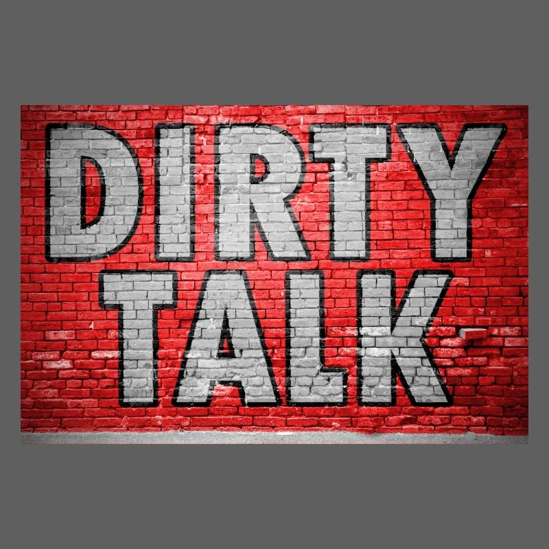 Dirty Talk Graffiti Mur de briques