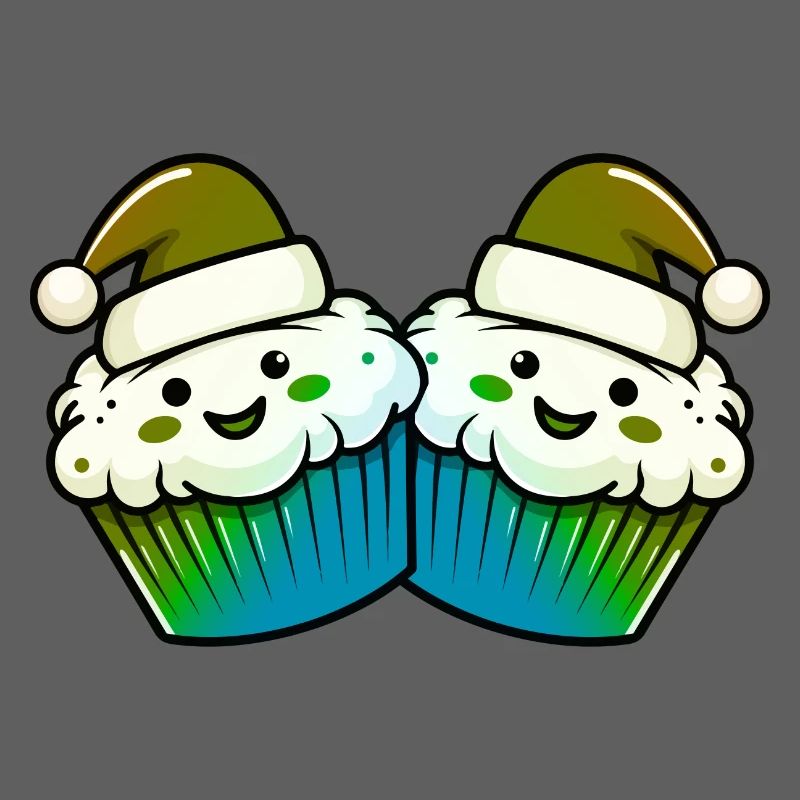 Cuisson du gâteau Muffin Noël