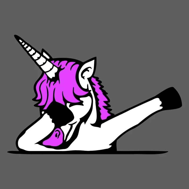Licorne Dabbing Dab Danse Soirée Pose Geste Drôle