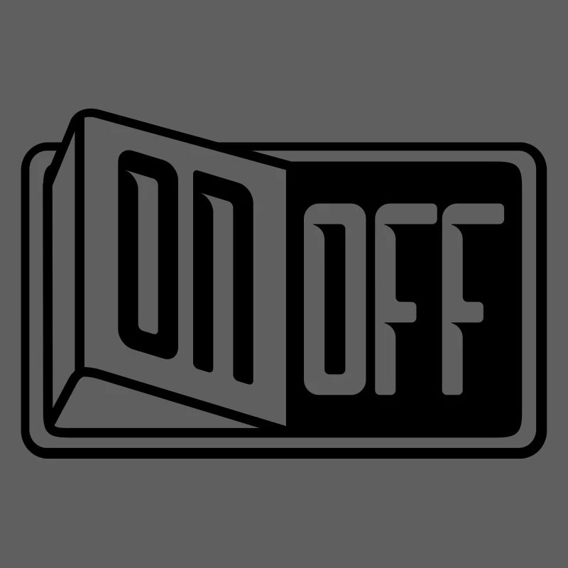 turn off off on switch button switch on