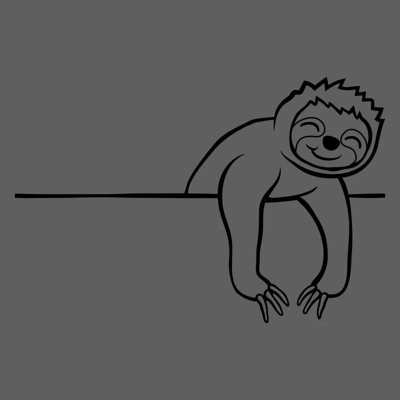 Comic Sloth Wall