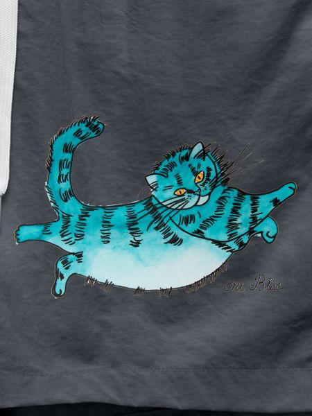 blue Fluffy