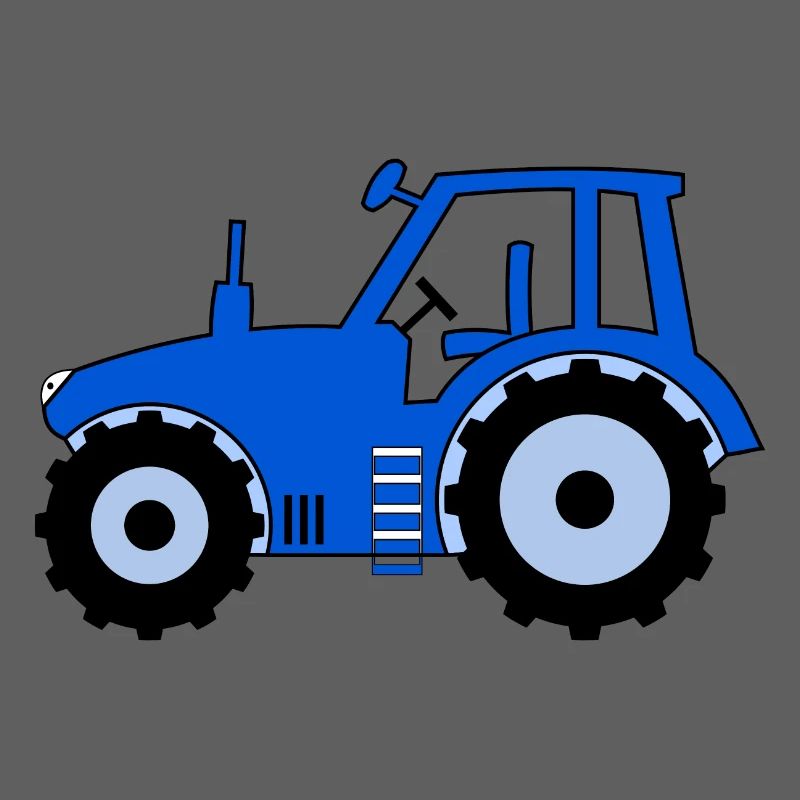 Tractor blue