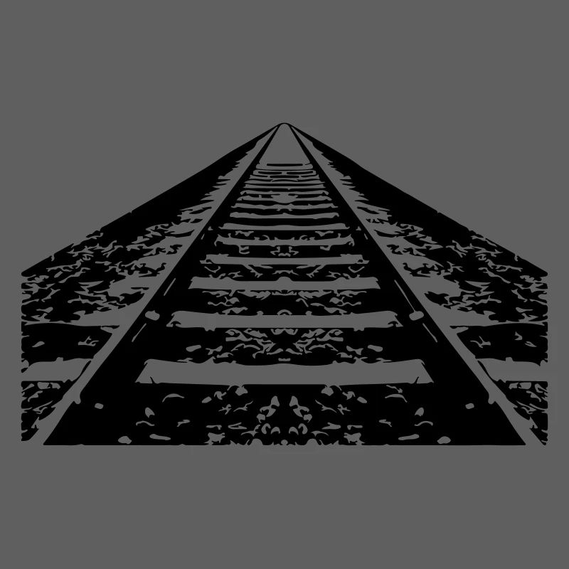 Train Rails vers l’horizon