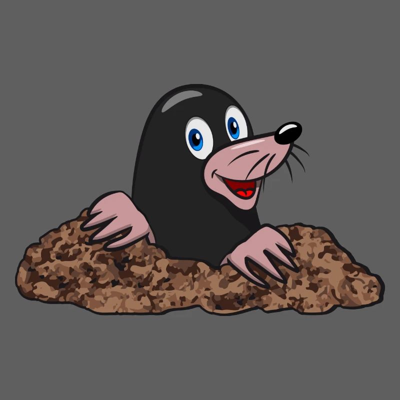 Mole Terre Mole Haie Jardin Mignon Mignonne