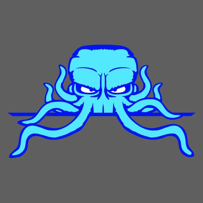 Octopus Octopus Shield Behind Wall Bag Frame